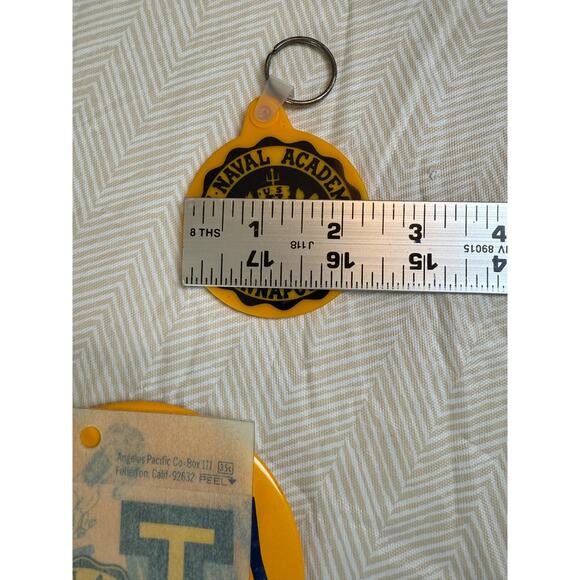 Vintage US Naval Academy Beat Army Pinback Button Goat, Decal, and Keychain - Picture 8 of 8